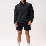 1/4 Zip Training Pullover Jacket - Black